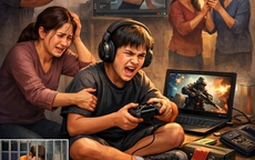 Bất lực vì em trai nghiện game