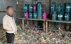 Hà Nội: Phát hiện, bắt giữ đối tượng sang chiết gas trái phép tại xã Ngọc Hồi