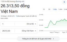 Tỷ giá USD/ VNĐ hôm nay 18/3: Giá bán ra giảm nhẹ, về mức 26.320 đồng/USD
