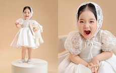 Khoe con gái út đáng yêu, Phan Hiển nhắn Khánh Thi: 'Tác dụng của việc lấy vợ đẹp... '