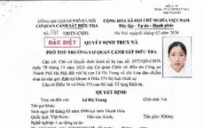 Công an Hà Nội thông báo truy nã đối tượng Lê Hà Trang về tội lừa đảo chiếm đoạt tài sản
