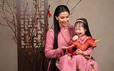 Á hậu Trương Thị May ăn chay trường từ nhỏ, tuổi U40 nhan sắc thăng hạng vừa công khai con gái 4 tuổi