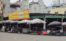 Hà Nội: Nhếch nhác cảnh hàng quán, chợ cóc chiếm dụng vỉa hè, lòng đường và đất dự án ở Từ Liêm