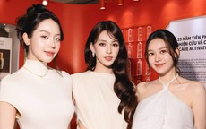 Bức ảnh 'gây bão' của Á hậu lấy chồng từ năm 20 tuổi cùng Hoa hậu Thanh Thủy, Trần Tiểu Vy