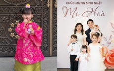 Con gái Hoa hậu Đỗ Mỹ Linh khoe giọng hát trong trẻo mừng sinh nhật bà nội