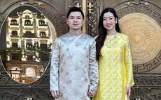 Hoa hậu phố cổ sống viên mãn trong không gian biệt thự 6 tầng trên 'đất vàng' Hà Nội