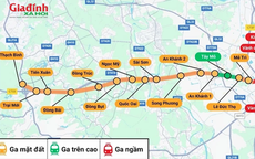 Giá nhà đất dọc tuyến đường sắt đô thị số 5, Hà Nội tăng nhiệt