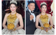 Tiết lộ điều ít biết về bó hoa cưới 10 cây vàng của cô dâu miền Tây gây sốt mạng xã hội