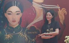 Hoa hậu Kỳ Duyên hóa 'Thị Mầu' quay phim ở Bắc Ninh
