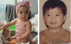 Chồng Ngô Thanh Vân khoe ảnh thời thơ ấu, fan trầm trồ bé Gạo giống bố như 'đúc từ một khuôn'