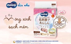 Tã Moony Dịu Nhẹ: 'Trợ thủ' cùng mẹ chăm sóc da bé, nâng tầm tiêu chuẩn tã siêu cao cấp