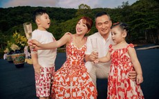 Khoảnh khắc đẹp như tranh của gia đình Chi Bảo và vợ doanh nhân Lý Thùy Chang