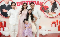 Phan Hiển khoe ảnh gia đình: '4 ngôi sao may mắn của tôi'