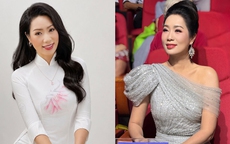 Diện áo dài trắng ở tuổi trung niên, Á hậu Trịnh Kim Chi gây chú ý