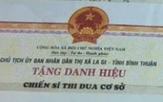 Thay đổi chế độ tiền thưởng danh hiệu “Chiến sĩ thi đua cơ sở” từ ngày 1/7/2026?