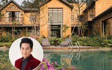 'Ông hoàng nhạc đỏ' Trọng Tấn gây ngỡ ngàng với mảnh vườn ở khu nghỉ dưỡng 4.000 m2
