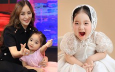 Con gái út nhà Khánh Thi quấn quýt bên mẹ và bà ngoại