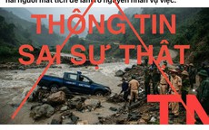 Bác bỏ tin đồn xe công vụ CSGT gặp nạn, 2 cán bộ mất tích ở Lào Cai