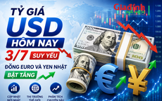 Tỷ giá USD hôm nay 3/7 suy yếu, đồng EURO và Yen Nhật bật tăng
