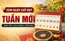 Xem ngày giờ đẹp tuần mới 6/7 - 12/7/2026 giúp công việc hanh thông, thu hút may mắn và tài lộc