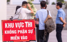 Thí sinh Tuyên Quang làm thủ tục dự thi tốt nghiệp