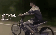 Xử lý nam thanh niên lái xe máy không biển số, buông hai tay rồi quay video đăng lên TikTok