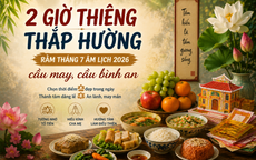 2 giờ THIÊNG thắp hương ngày chính Rằm tháng 7 âm lịch cầu may, cầu bình an