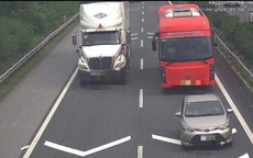 CSGT xử lý 9 tài xế xe khách không giữ khoảng cách an toàn trên cao tốc