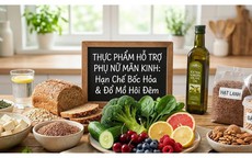4 nhóm thực phẩm hỗ trợ giảm bốc hỏa, đổ mồ hôi đêm do mãn kinh