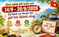 Xem ngày giờ tuần mới 14/9 - 20/9/2026 để khởi sự thuận lợi, gặt hái thành công