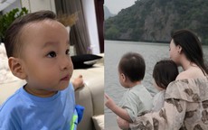Con trai Phương Oanh như 'ông cụ non' ở tuổi lên 2