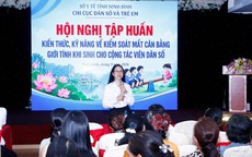 Ninh Bình nâng cao năng lực cho cộng tác viên dân số trong kiểm soát mất cân bằng giới tính khi sinh