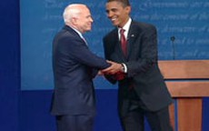 McCain và Obama lần đầu tiên đối thoại trên truyền hình