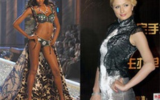 Naomi Campbell cướp váy của Paris Hilton
