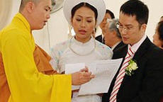 Đám cưới Hồng Ánh ấm cúng nơi cửa Phật