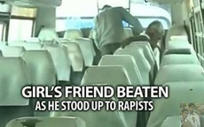 Cô gái bị hiếp dâm tập thể trên xe buýt trước mặt bạn trai