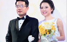 Ngô Quỳnh Anh 'Mắt Ngọc' rạng rỡ trong đám cưới