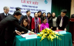 Bộ Y tế ký kết hợp tác với Hội Liên hiệp Phụ nữ Việt Nam