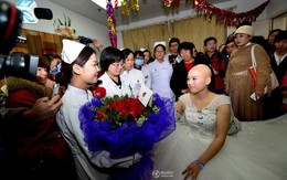 Rơi nước mắt đám cưới của cô gái trẻ mắc ung thư vú giai đoạn cuối