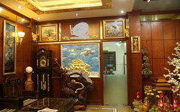 "Lóa mắt" biệt thự mạ vàng 24K của một đại gia Hà Nội