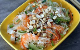 Cách làm nộm miến tôm thịt giòn ngon hết sảy!