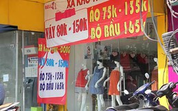 Phía sau những đợt giảm giá 50 - 70% của quần áo thời trang
