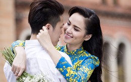 Diễm Hương hạnh phúc rạng ngời trong ảnh cưới