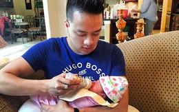 Cao Thái Sơn chi gần 1 tỷ đồng mua đồ cho em bé sơ sinh