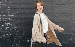 Mặc cardigan đẹp: Một bài toán với nhiều cách giải