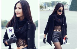 5 người đẹp Việt sexy với street style mùa lạnh