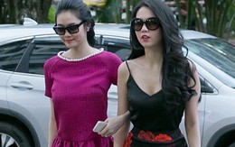 Sao nội ngoại đua nhau diện hoa văn tối màu