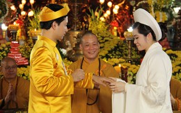 Cận cảnh lễ cưới tại chùa của ái nữ Tập đoàn Nam Cường