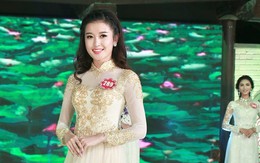 Ngắm thí sinh Hoa hậu Việt Nam mặc áo dài tuyệt đẹp