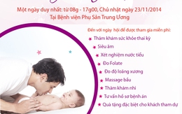 Khám nhi và khám thai miễn phí tại ngày hội Bobby “Cảm ơn Mẹ”